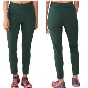 Alder Women's Open Air Pants Four-Way Stretch Fabric Athletic Green Sz Large
